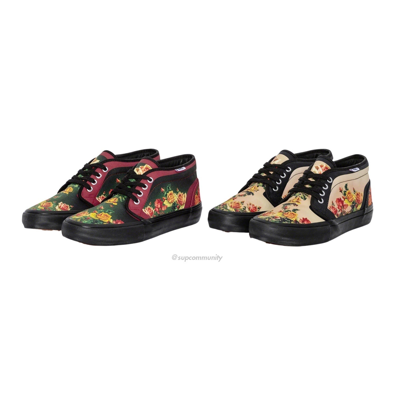 Supreme®/Vans® Jean Paul Gaultier® Floral Print Chukka Pro